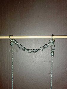 White Pearl Silver Necklace