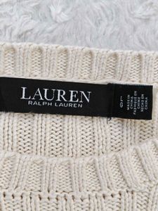 Cream Cable Knit Sweater