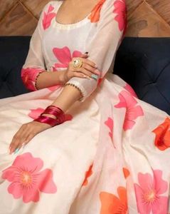Floral Anarkali Suit