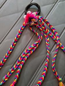 Colorful Braided Hair Tie