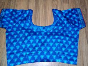 Saree With Stiched Blouse
