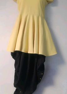 Yellow Fit &amp; Flare Dress