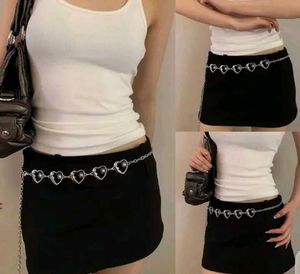 Gothic Heart-shaped Cross Body Waist Chain/ Belt