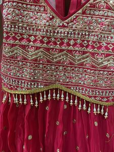 Embroidered Wedding Lehenga For 2 Yr Old