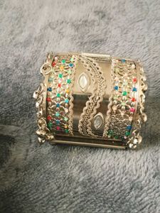 Silver Tone Cuff Bracelet