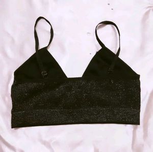 Sparkly Black Bralette