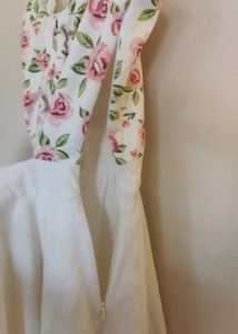 Floral Cutout Mini Dress