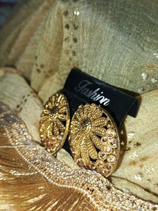 Gold Flower Earrings