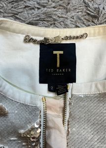 Stunning Ted Baker Metallic Sequin Jacket