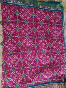 Pink Patterned Saree💖