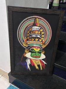 Huge Kathakali Wall Frame