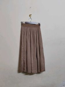 Pleated Midi Skirt