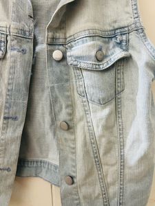Denim jacket sleeveless