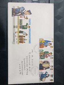 Youth Organisations First Day Cover With 4 Stamps