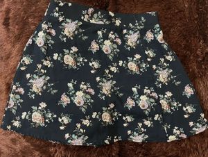 ✨ Floral Skirt &amp; Ribbed Cami Set