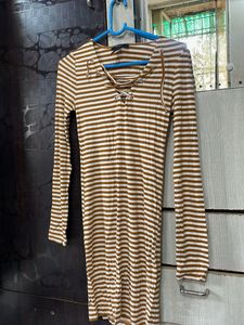 Striped Bodycon Mini Dress