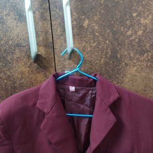 Sale Burgundy Blazer