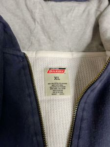 Dickies Blue Zip-Up Hoodie