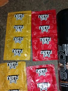 Combo Pack Of 10 Condoms Flavor &amp; Spray &amp;lubricant