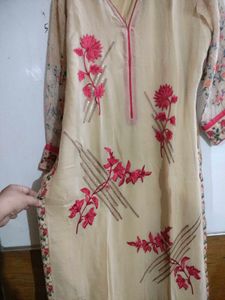 Beautiful Georgette Embroidered Kurta