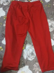 Stylish Red &amp; Grey Track Pants