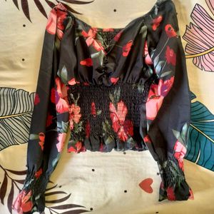 Floral Long Sleeve Top