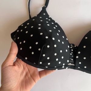 Polka Dot Bikini Top