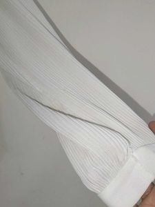 Elegant White Ruffle Formal shirt