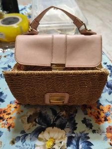 Mauritius Bamboo Handbag With Sling