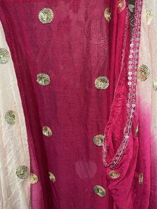 Pink Ombre Dupatta