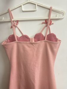 Pink Heart &amp; Bow Design Dress