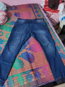 Dark Blue Denim Jeans