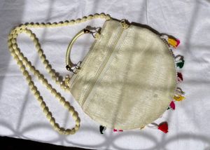 Handmade Embroidery Shoulder Handbag