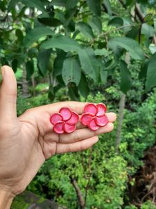 Floral Clay Necklace