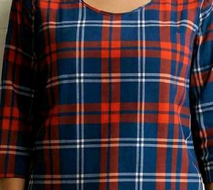 Plaid Top