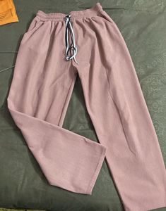 Pink Wide Leg Trousers