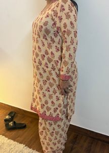 Floral Print Kurta Set