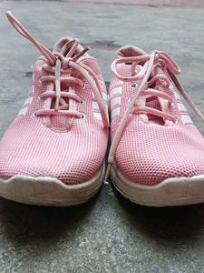 Pink & White Sneakers