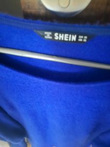 SHEIN BRANDED SHORT BLUE DRESS