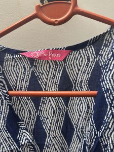 Patterned Midi Dress