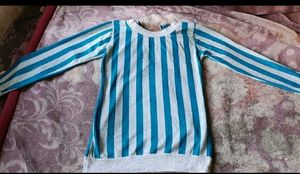 Pretty Stripe Top For Winter.
