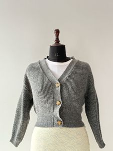 Stylish Grey Cardigan