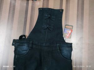 AB-87 Party Wear Denim Dungarees