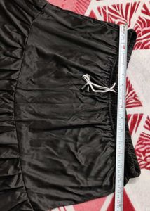 Black Shiny Harem Pants