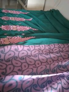 Embroidery Work Saree 💖💖
