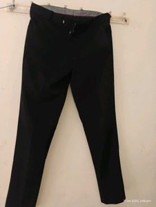 Armani Men’s Classic Black Slim-Fit Formal Trouser