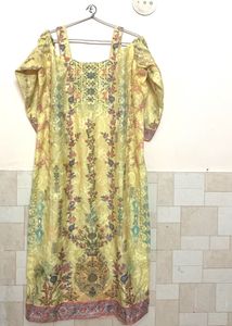 Yellow floral suit