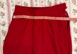Elegant Kurta Set in Tomato Red color