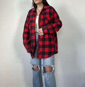 Red & Black Plaid checkered Shirt