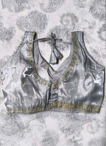 Y2K Desi NEW Silver Blouse